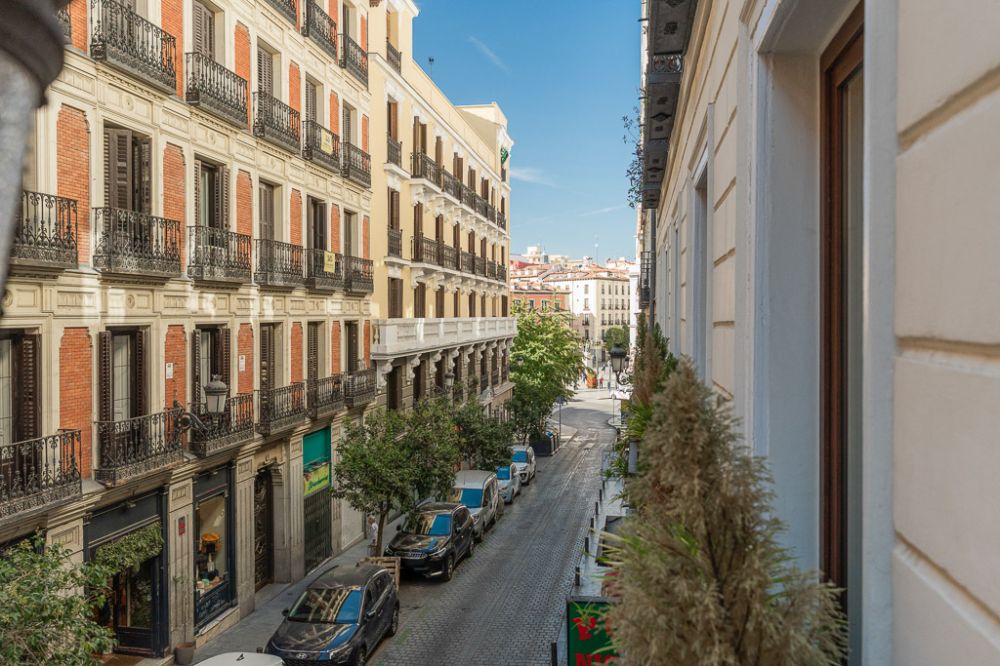 Room with balcony on Caños del Peral Street