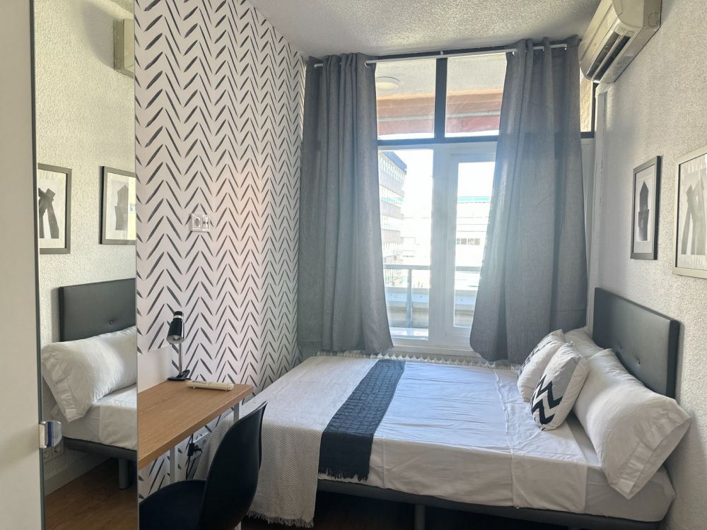 Bright room in Madrid