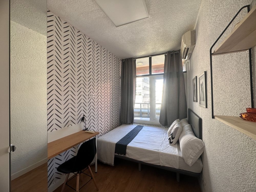 Bright room in Madrid