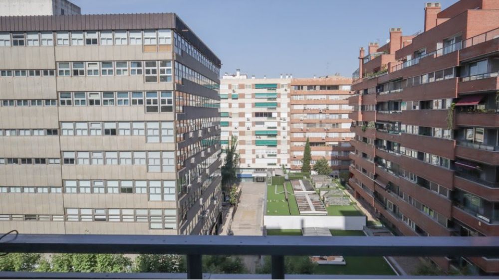 Bright room in Madrid