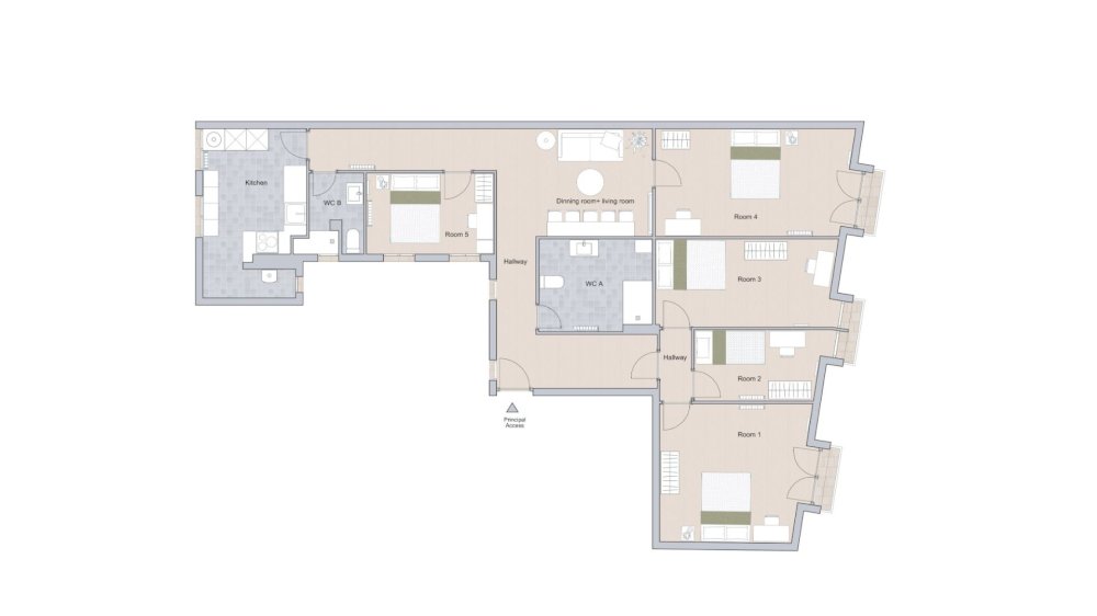 Lovely room in Redondilla Street