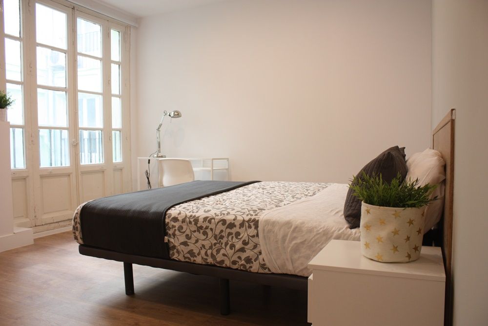 Bright double room in Puerta del Sol