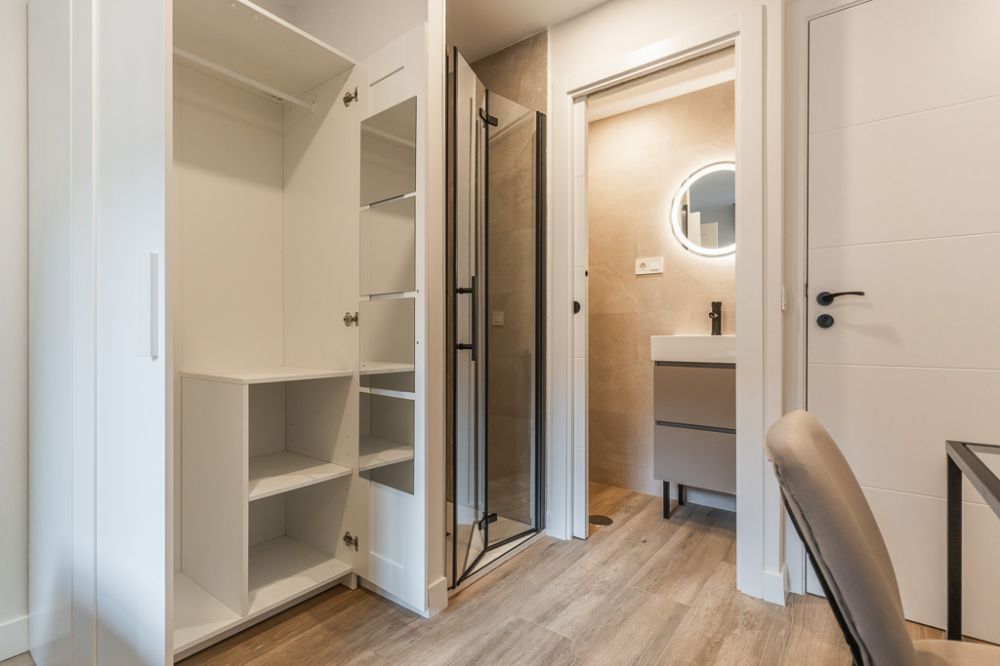 Double en-suite room in Madrid Río