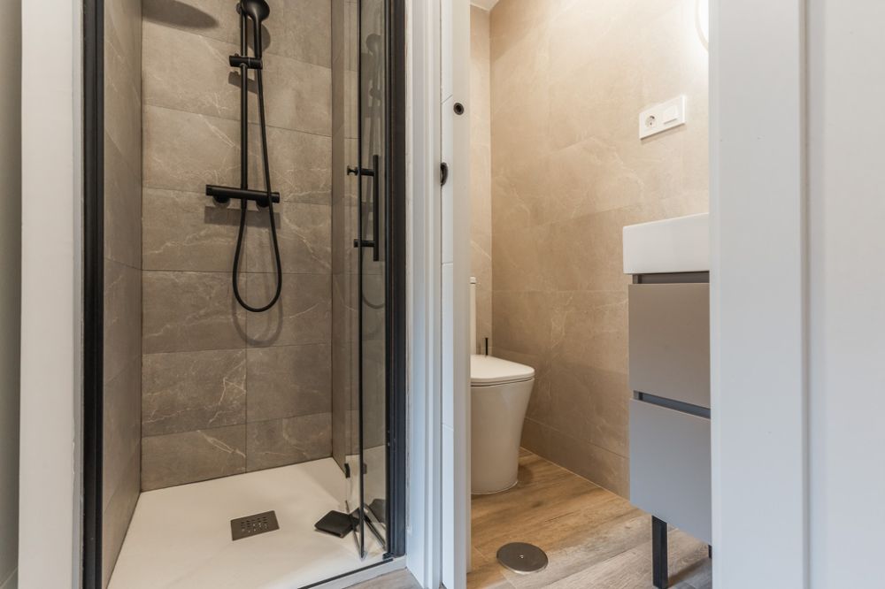 Double en-suite room in Madrid Río